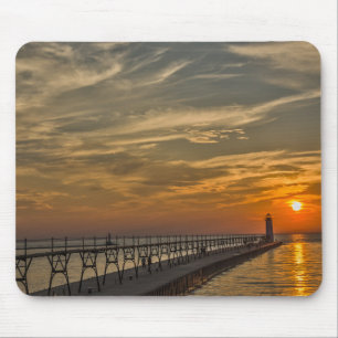 Manistee North Pierhead Lighthouse Mouse Mat