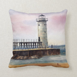 Manistee North Pierhead Lighthouse Pillow