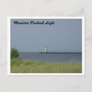 Manistee Pierhead Light Postcard