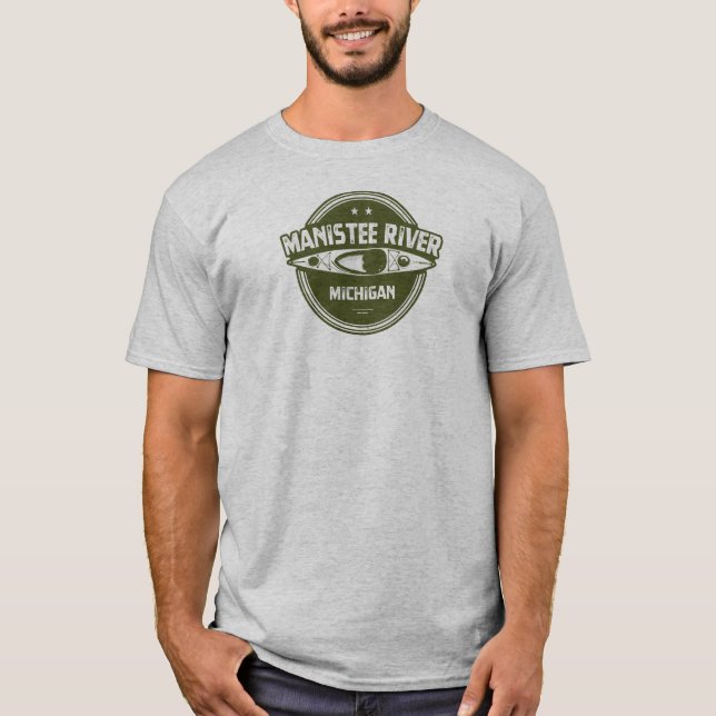 Manistee River, Michigan T-Shirt (Front)