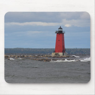 Manistique Lighthouse Mouse Mat