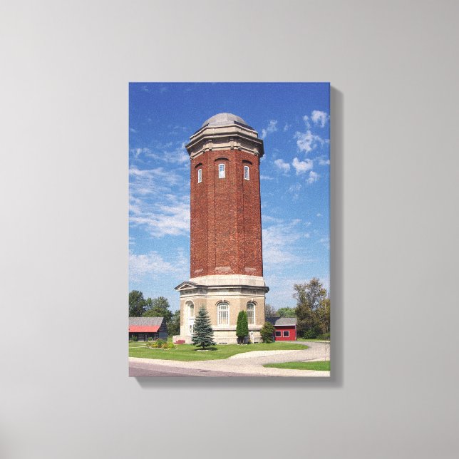 Manistique Water Tower canvas print (Front)