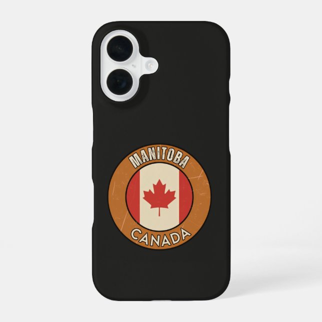 Manitoba Canada iPhone 16 Case (Back)