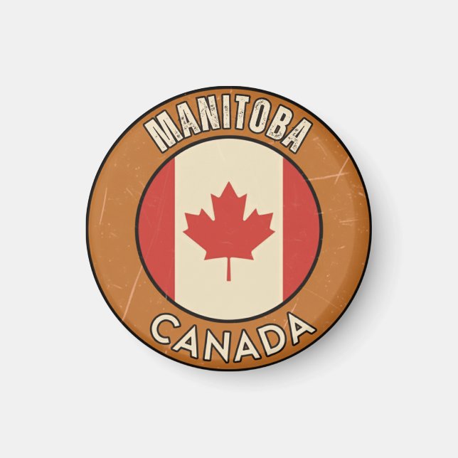 Manitoba Canada Magnet (Front)