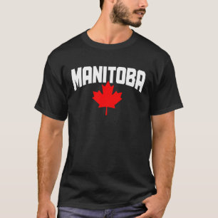 Manitoba Canada Maple Leaf Canadian Flag Pride  1 T-Shirt