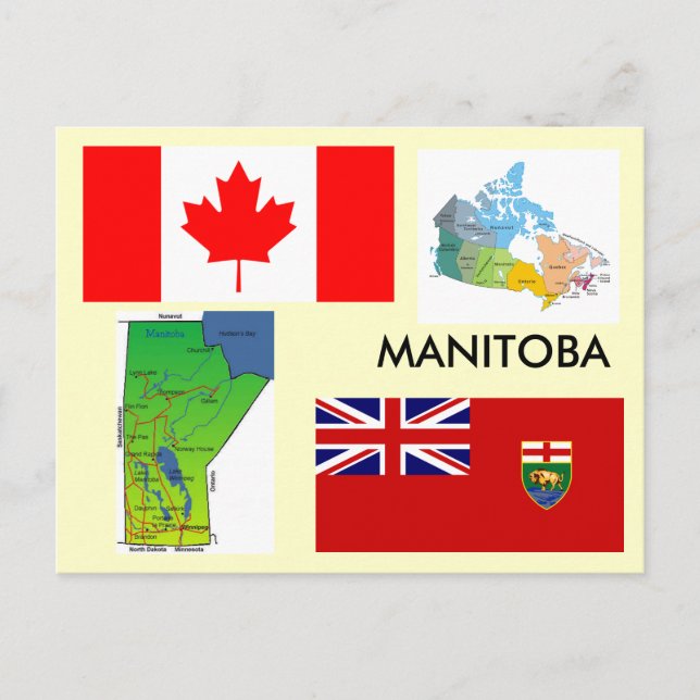 Manitoba, Canada Postcard (Front)
