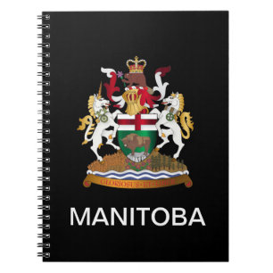 Manitoba coat of arms notebook