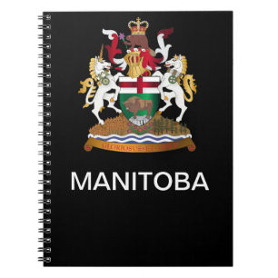 Manitoba coat of arms notebook