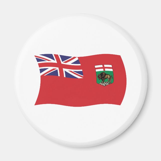 Manitoba Flag Magnet (Front)