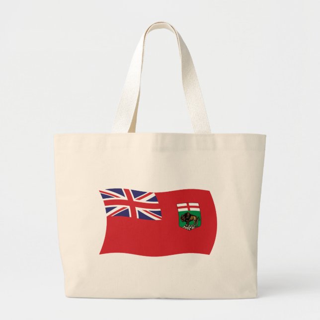 Manitoba Flag Tote Bag (Front)