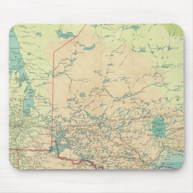 Manitoba & Northwest Ontario Mouse Mat (Front)