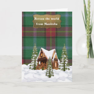 Manitoba Original Provincial Tartan Holiday Card