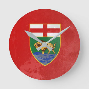Manitoba Round Clock