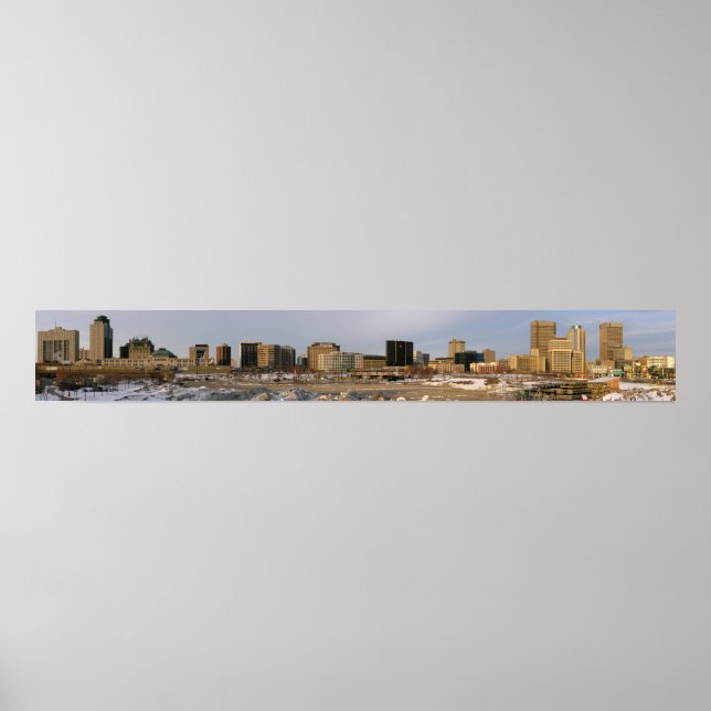 Manitoba (Winnipeg) Panoramic 1 Poster (Front)