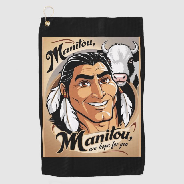 Manitou Golf Towel (Front)