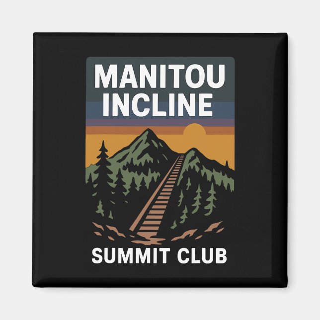 Manitou Incline Summit Club  Magnet (Front)