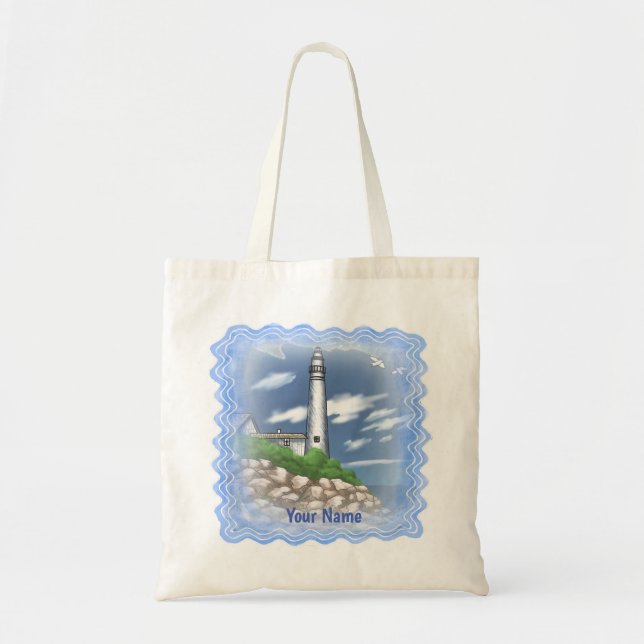Manitou lighthouse tote bag (Front)
