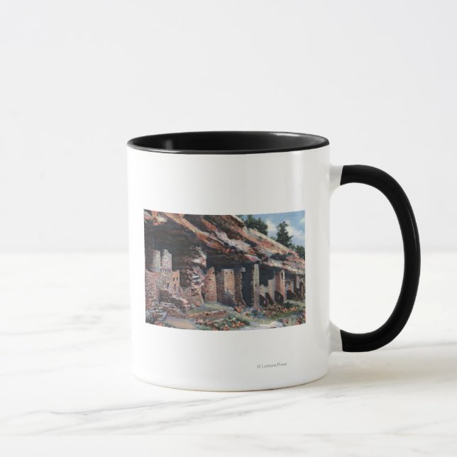 Manitou Springs, Colorado - Cliff Dwellings Mug (Right)