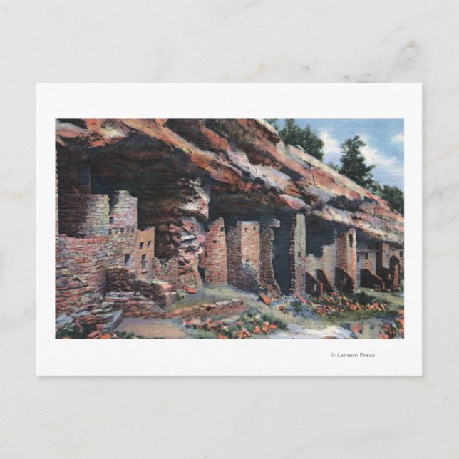 Manitou Springs, Colorado - Cliff Dwellings Postcard (Front)