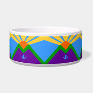 Manitou Springs Flag Pet Bowl