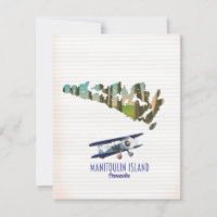 Manitoulin Island Canada map