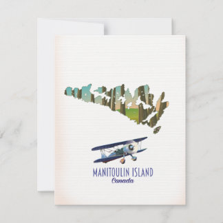 Manitoulin Island Canada map