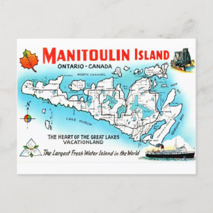 Manitoulin Island Canada  Postcard