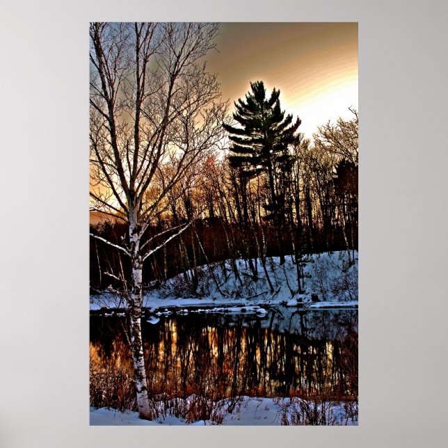 Manitowish Winter Poster (Front)