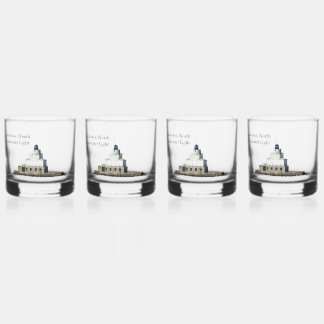 Manitowoc North Breakwater Light glass