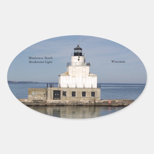 Manitowoc North Breakwater Light sticker (Front)