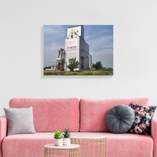 Mankota Grain Elevator Canvas Print