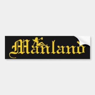MANLAND Bumper Sticker!! Sticker