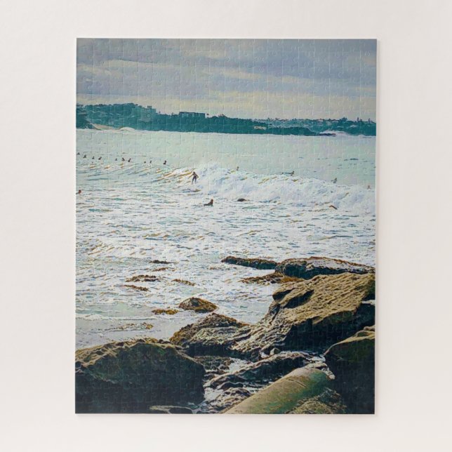 Manly Beach ocean surf Australia travel Jigsaw Puzzle (Vertical)