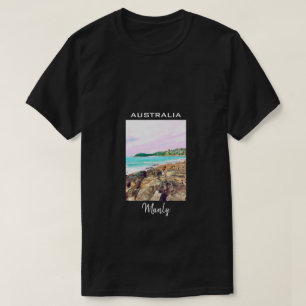 Manly Beach ocean surf Australia travel T-Shirt