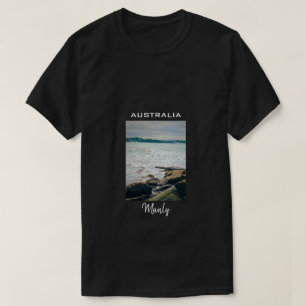 Manly Beach ocean surf Australia travel T-Shirt