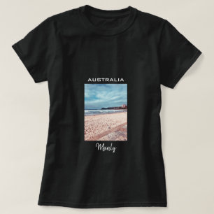 Manly Beach retro Australia travel T-Shirt