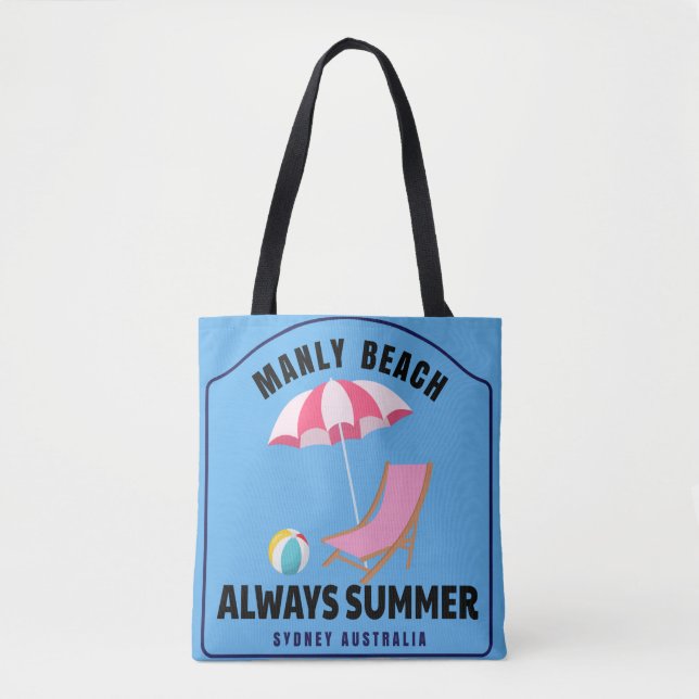 Manly Beach Tote Bag (Front)