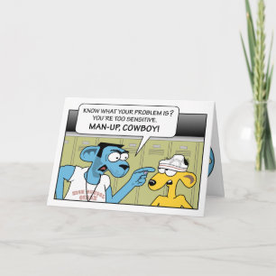 Manly Cowboy 50th Birthday Card