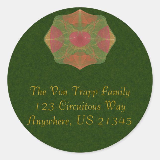 Manly Matrimony Classic Round Sticker (Front)