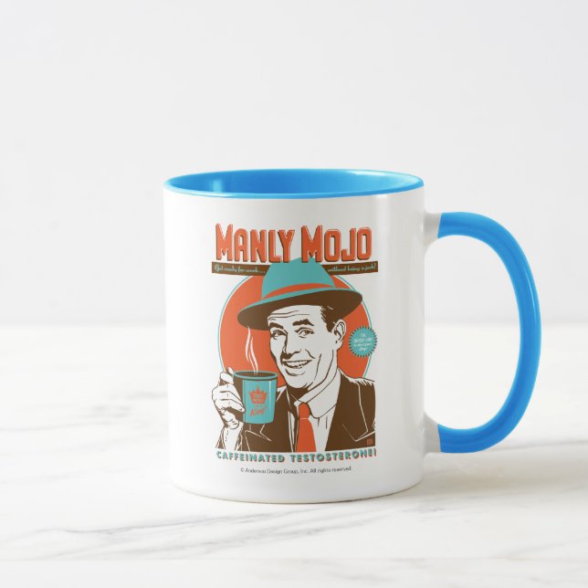 Manly Mojo Coffee Mug (Right)