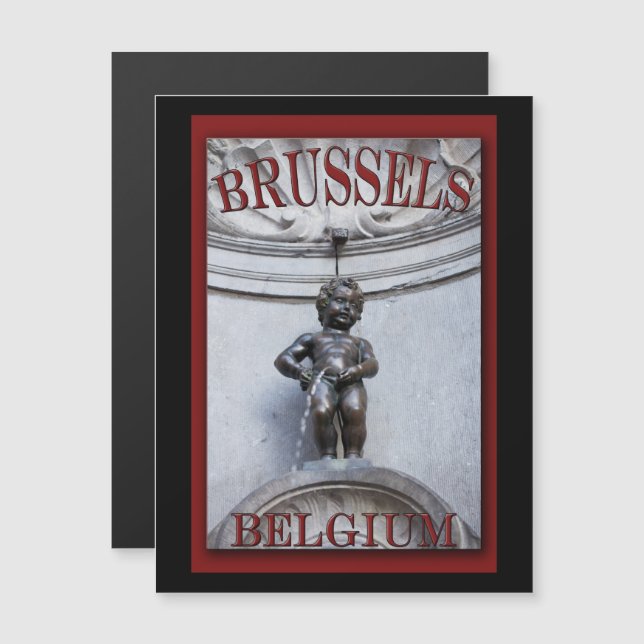 Mannekin Pis in Brussels (Front/Back)