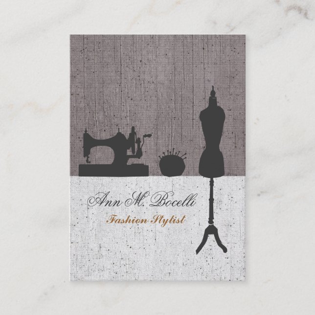 Mannequin Couture Business Card (Front)