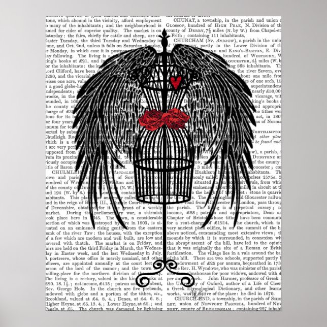 Mannequin With Black Wings Poster (Front)
