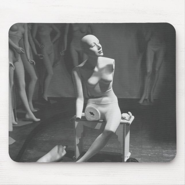 Mannequin with leg and arm removed mouse mat (Front)