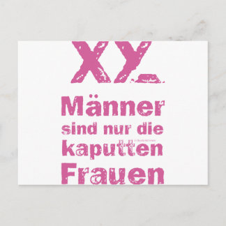Männer, die kaputten Frauen Postcard