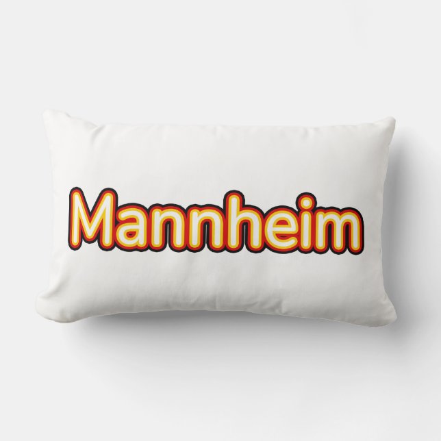 Mannheim Deutschland Germany Lumbar Cushion (Front)