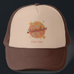 Mannheim Deutschland Retro Vintage Postcard Trucker Hat<br><div class="desc">Mannheim Deutschland Retro Vintage Design featuring a disco ball in light brown,  pink,  and light blue hues. This beautiful cap is a perfect gift,  souvenir or fashion item for Mannheim City residents,  visitors,  tourists or fans.</div>
