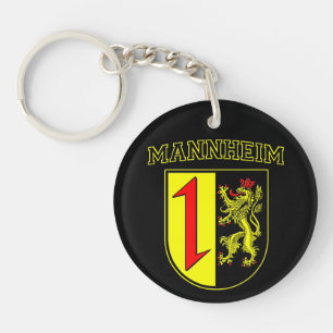 Mannheim Germany Wappen/Crest Key Ring