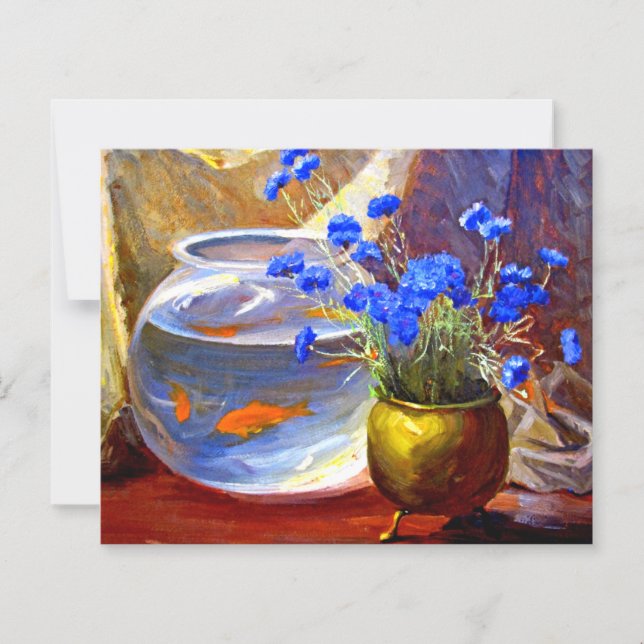 Mannheim - Goldfish Bowl and Flowers (Front)