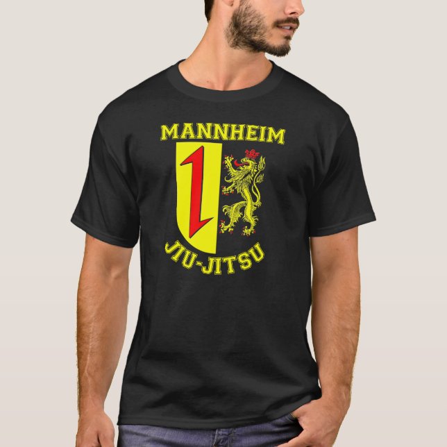 Mannheim Jiu-Jitsu (Wappen/Crest) T-Shirt (Front)